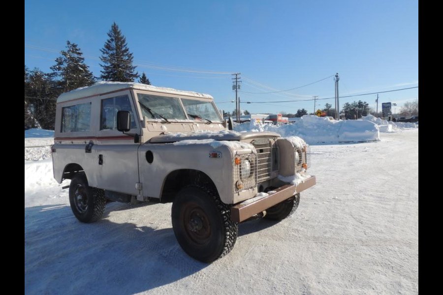 Rouler en Land Rover Série 3 par moins 30