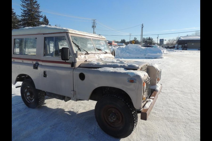 Rouler en Land Rover Série 3 par moins 30