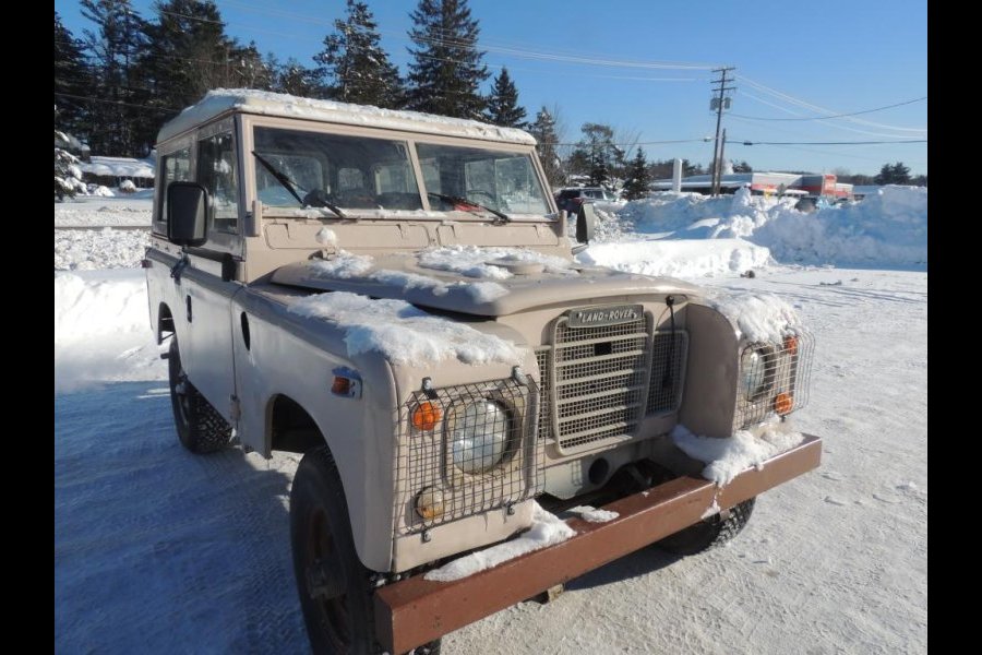 Rouler en Land Rover Série 3 par moins 30